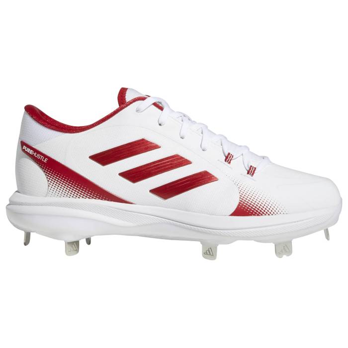 アディダス Adidas 【 Purehustle 2.0 Women's White/Team Power Red 】 レディース 白色 ホワイト Team ...