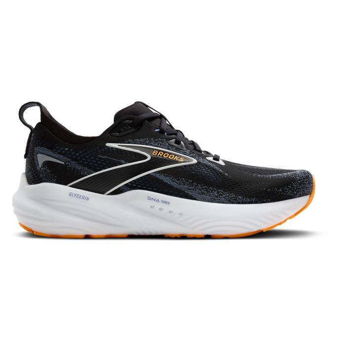 【★スーパーSALE★12/11深夜2時迄】ブルックス Brooks 【 Glycerin 22 Men's Black/Country Blue/Orange Pop 】 靴 メンズ靴 スニーカー メンズ 黒色 ブラック カントリー 青色 ブルー orange 橙・オレンジ