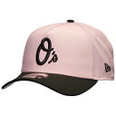 ニューエラ New Era 【 Baltimore Orioles 9Forty A-Frame Cap Men's Pink Rouge/Black 】 ボルティモア キャップ 帽子 バッグ 小物 ブランド雑貨 帽子 メンズ帽子 キャップ メンズ pink ピンク 黒色 ブラック