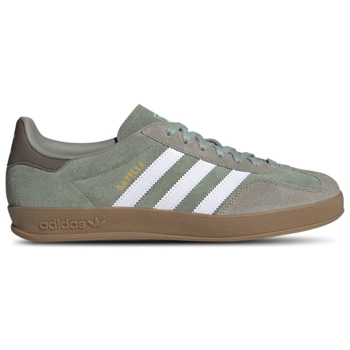 【★スーパーSALE★12/11深夜2時迄】アディダス Adidas Originals 【 Gazelle Indoor Men's Silver Pebbl...