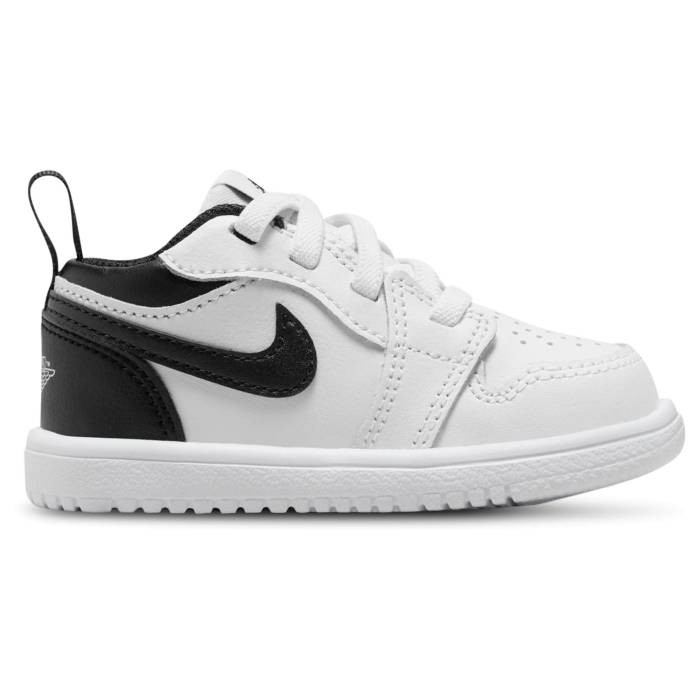 ナイキ ジョーダン Jordan 【 Aj 1 Low Boys' Toddler White/White/Black 】 キッズ ベビー マタニティ..