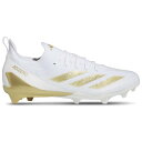 アディダス Adidas 【 Adizero Electric+ Men's Gold Metallic/White/White 】 アディゼロ メンズ ゴール...