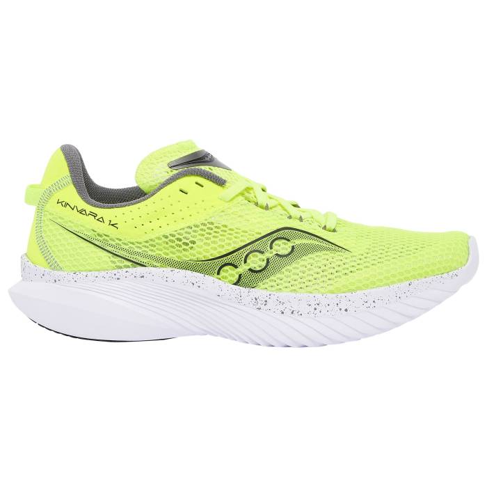 【★スーパーSALE★12/11深夜2時迄】サッカニー Saucony 【 Kinvara 14 Men's Citron/Black/White 】 靴 メンズ靴 スニーカー メンズ 黒色 ブラック 白色 ホワイト