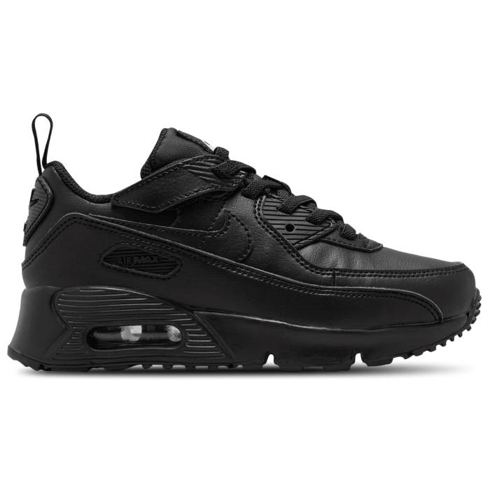 ナイキ Nike 【 Air Max 90 Easyon Boys' Preschool Black/Black/White 】 マックス キッズ ベビー マ..