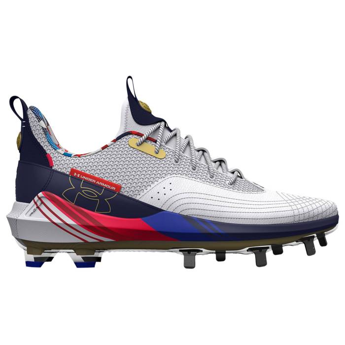 アンダーアーマー Under Armour 【 Harper 7 Low St Men's Midnight Navy/White/White 】 メンズ 紺色...