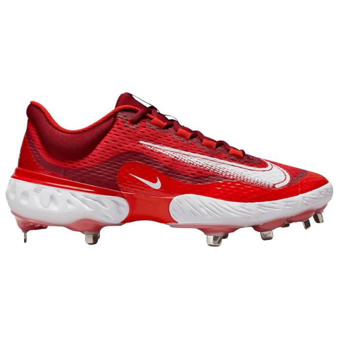 ナイキ Nike 【 Alpha Huarache Elite 4 Low Men's University Red/Team Red/White 】 アルファ...