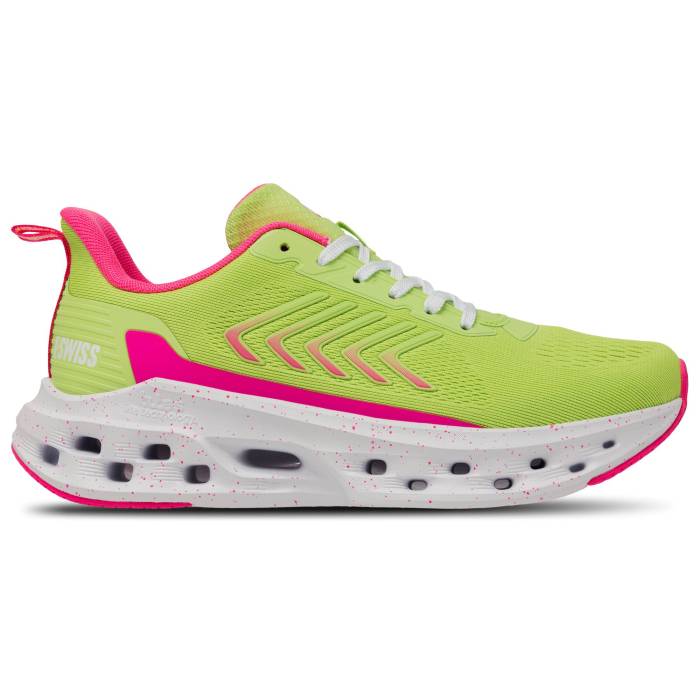 ケースイス K-Swiss 【 Melrose Tubes Lite Women's White/Sharp Green/Fizzle 】 ライト 靴 レディース靴 スニーカー レディース 白色 ホワイト green 緑・グリーン
