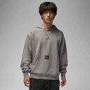 ナイキ ジョーダン Jordan 【 Brooklyn Fleece Pullover Gel J Day Men's Red/Grey 】 ブルックリン フリース メンズファッション トップス パーカー メンズ Red 赤・レッド 灰色 グレー