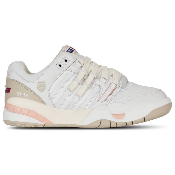 ケースイス K-Swiss 【 Si-18 International Heritage Women's Cameo Rose/Brilliant White/Oatmeal 】..