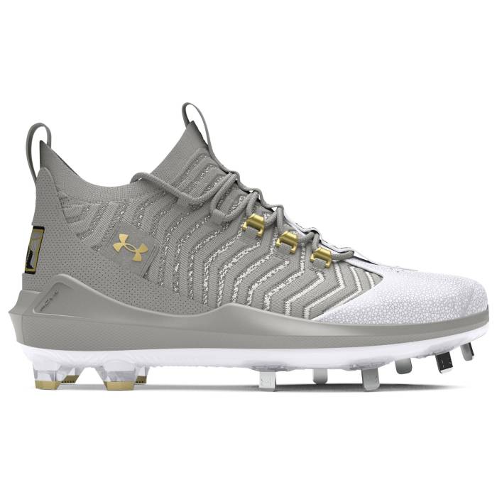 アンダーアーマー Under Armour 【 Harper 9 Pro St Men's Baseball Grey/Baseball Grey/Metall...