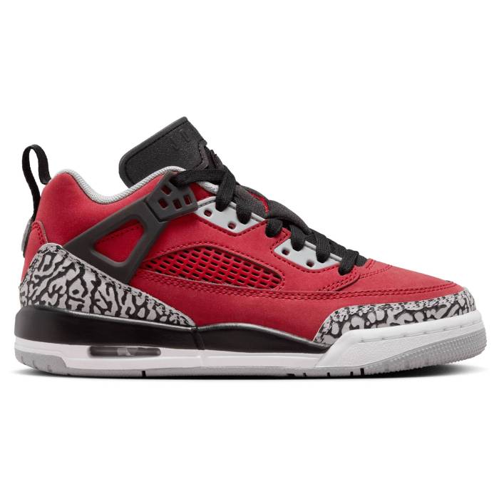ナイキ ジョーダン Jordan 【 Spizike Low Boys' Grade School Black/Red/Grey 】 キッズ ベビー マタ..