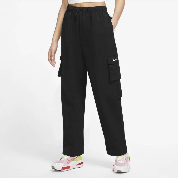 パンツ NIKE Sportswear Women's Woven Pants Nike Sportswear Women's Swoosh Woven Pants Joggers Tan