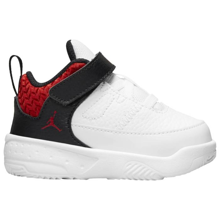 ナイキ ジョーダン Jordan 【 Max Aura 3 Boys' Toddler White/Red/Black 】 マックス オーラ ベビー 白色 ホワイト Red 赤・レッド 黒色 ブラック