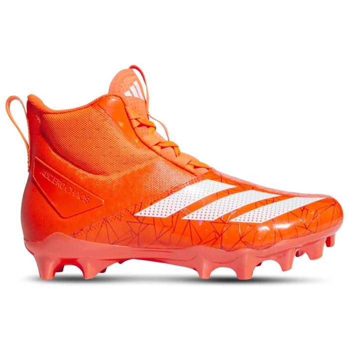 アディダス Adidas 【 Adizero Chaos Aab Linemen Men's Solar Red/Solar Red/White 】 アディゼロ...