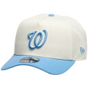 ニューエラ New Era 【 Nationals 9Forty A-Frame Cap Adult Carolina/Silver 】 ナショナルズ キャップ 帽子 バッグ 小物 ブランド雑貨 帽子 メンズ帽子 キャップ ユニセックス カロライナ Silver 銀色・シルバ