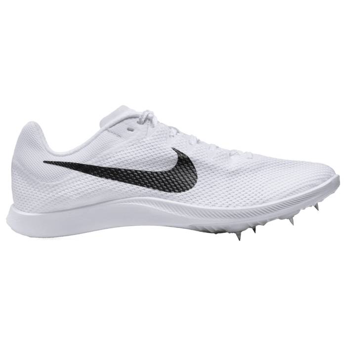 【★スーパーSALE★12/11深夜2時迄】ナイキ Nike 【 Zoom Rival Distance 11 Men's White/Black/Metallic Silver 】 ズーム ライバル メンズ 白色 ホワイト 黒色 ブラック Silver 銀色・シルバー