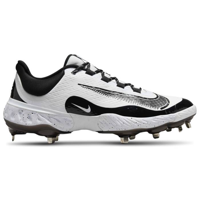 ナイキ Nike 【 Alpha Huarache Elite 4 Low Men's Black/White 】 アルファ Huarache ハラチ エリート...