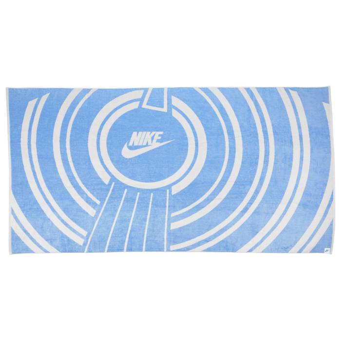 ナイキ Nike 【 Oversized Beach Towel Retro Men's White/University Blue 】 レトロ メンズ 白色 ...