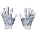 【★スーパーSALE★12/11深夜2時迄】アンダーアーマー Under Armour 【 Blur Le Receiver Gloves Men's Whit...