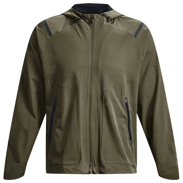 アンダーアーマー Under Armour 【 Unstoppable Full-Zip Jacket Men's Marine Od Green/Black 】 フルジップ Jacket ジャケット メンズファッション コート ジャケット メンズ green 緑・グリーン 黒色 ブラック