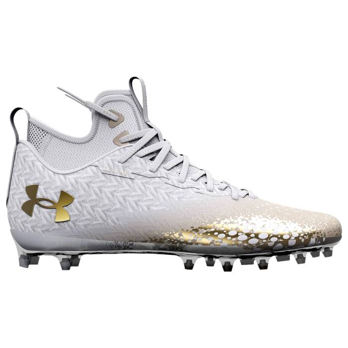 アンダーアーマー Under Armour 【 Spotlight Clone Mc Women's White/Metallic Faded Gold/Metallic F..