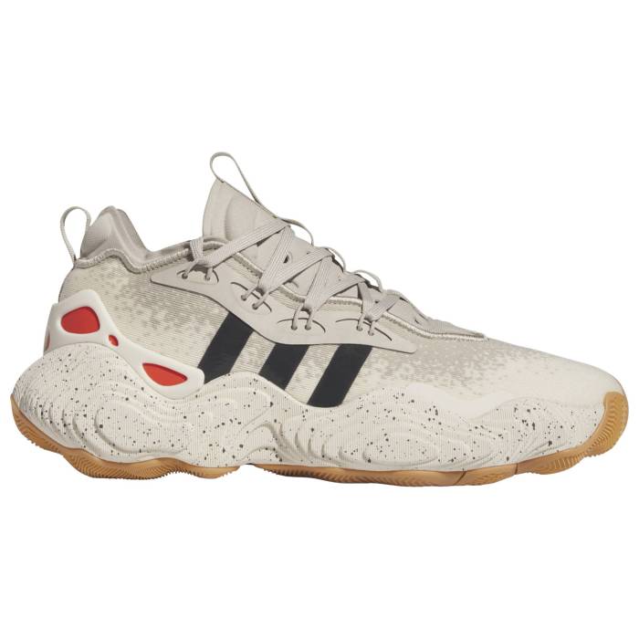 【★スーパーSALE★12/11深夜2時迄】アディダス Adidas 【 Trae Young 3 Men's Wonder Beige/Wonder White/Grey 】 靴 メンズ靴 スニーカー メンズ ベージュ 白色 ホワイト 灰色 グレー