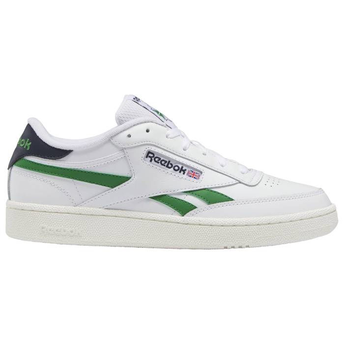 【★スーパーSALE★12/11深夜2時迄】リーボック Reebok 【 Club C Revenge Men's White/Glen Green/Vector Navy 】 クラブ 靴 メンズ靴 スニーカー メンズ 白色 ホワイト green 緑・グリーン 紺色 ネイビー