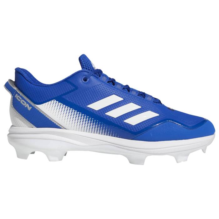アディダス Adidas 【 Icon 7 Tpu Men's Royal/Silver/White 】 アイコン メンズ Silver 銀色・シルバー 白色 ...