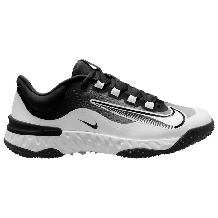 ナイキ Nike 【 Alpha Huarache Elite 4 Tf Women's White/Iron Grey/Black 】 アルファ Huarac...