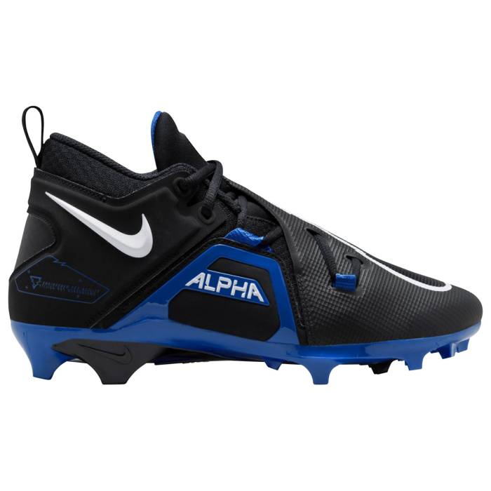 ナイキ Nike 【 Alpha Menace Pro 3 Men's Black/White/Game Royal 】 アルファ プロ メンズ 黒色 ブラック...