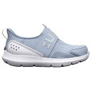 アンダーアーマー Under Armour 【 Surge 3 Slip Girls' Toddler Blue/White 】 キッズ ベビー マタニティ ベビーファッション 靴 スニーカー 青色 ブルー 白色 ホワイト