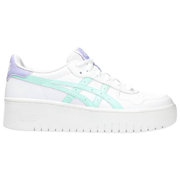 アシックスタイガー Asics Tiger 【 Japan S Platform Women's White/Fresh Ice Green 】 靴 レディース靴 スニーカー レディース 白色 ホワイト フレッシュ green 緑・グリーン