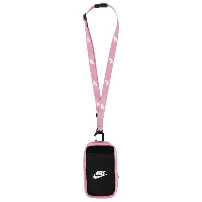 ナイキ Nike 【 Club Phone Crossbody Adult White/Black/Medium Soft Pink 】 クラブ ユニセックス 白色 ホワイト 黒色 ブラック pink ピンク(4)