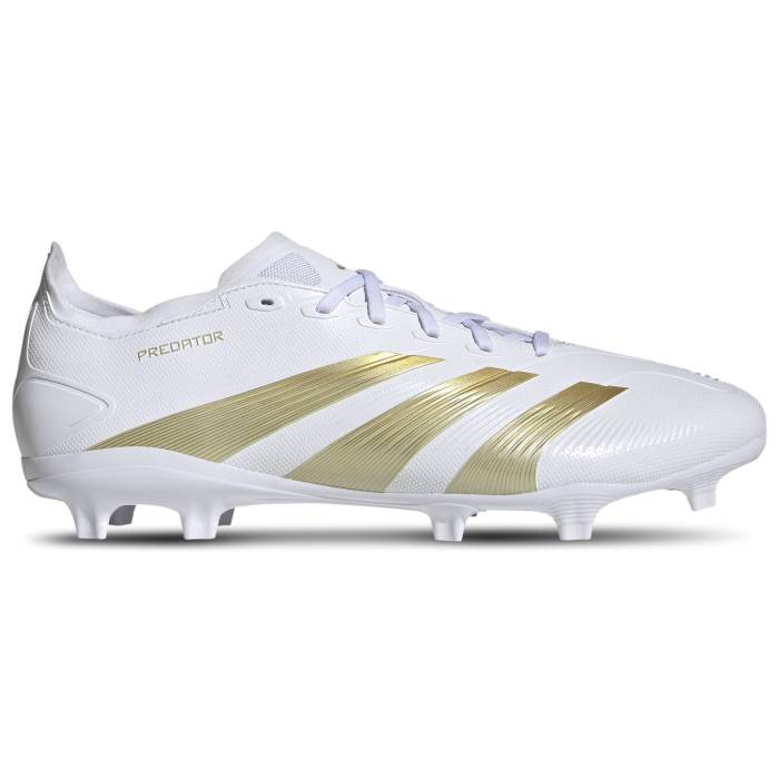 【★スーパーSALE★12/11深夜2時迄】アディダス Adidas 【 Predator League L Fg Men's White/Gold 】 プレデ...