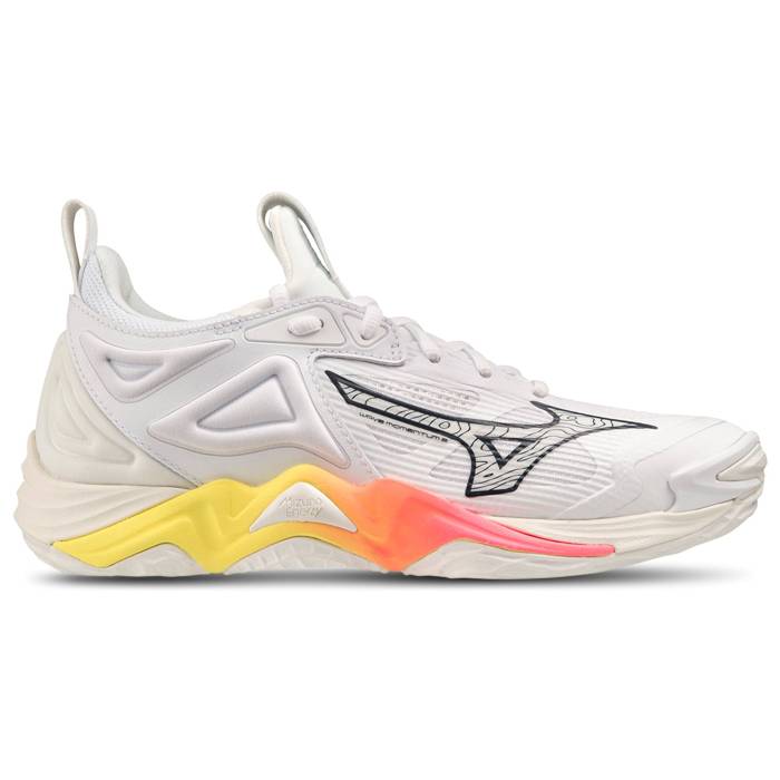 ߥ Mizuno  Wave Momentum 3 Women's High Vis Pink/Snow White  Wave ֡ ...