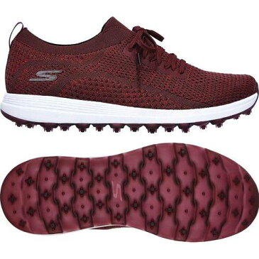 SKECHERS レディース ゴルフ マックス スニーカー 運動靴 【 Womens Go Golf Max Glitter Golf Shoes 】 Burgundy