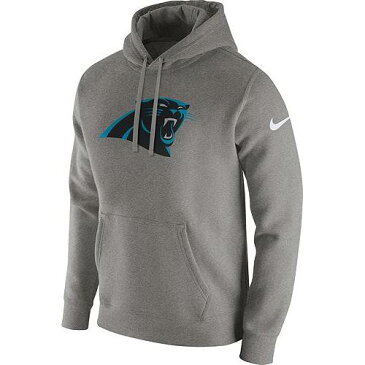 ナイキ NIKE カロライナ パンサーズ ロゴ クラブ GRAY灰色 グレイ MEN'S 【 GREY NIKE CAROLINA PANTHERS LOGO CLUB HOODIE COLOR 】 メンズファッション トップス パーカー