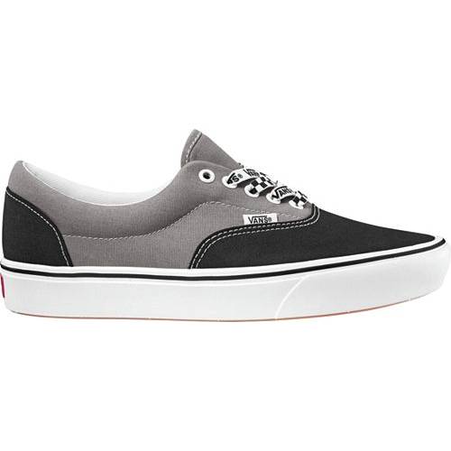 バンズ VANS バンズ スニーカー 運動靴 灰色 グレ 黒 ブラック スニーカー 【 VANS BLACK ERA COMFYCUSH SHOES GREY 】 メンズ スニーカー