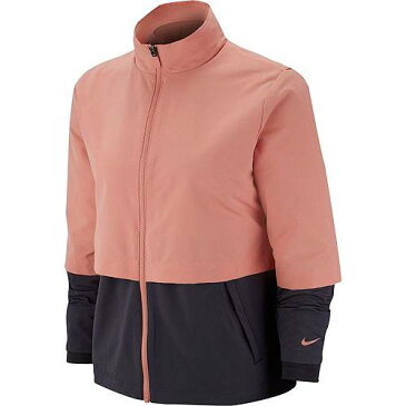 ナイキ NIKE レディース ゴルフ 【 Womens Shield Golf Jacket 】 Pink Quartz/gridiron
