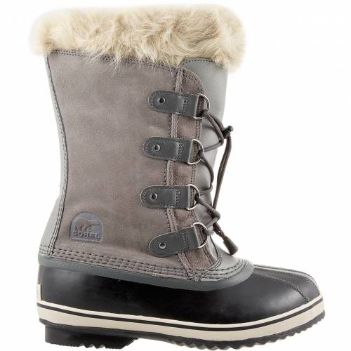 ソレル SOREL ウィンター ブーツ 灰色 グレー KIDS' 【 SOREL JOAN OF ARCTIC INSULATED WATERPROOF WINTER BOOTS GREY 】 キッズ ベビー マタニティ