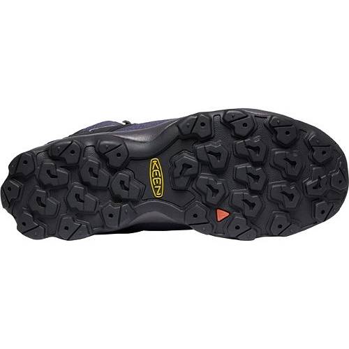 KEEN ミッド ブーツ 青 ブルー MEN'S スニーカー 【 BLUE KEEN VENT MID HIKING BOOTS NIGHTS 】 メンズ スニーカー