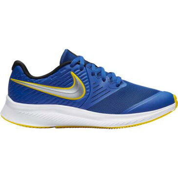 ナイキ NIKE スニーカー 運動靴 黄色 イエロー KIDS' 【 YELLOW NIKE GRADE SCHOOL STAR RUNNER 2 RUNNING SHOES ROYAL 】 キッズ ベビー マタニティ