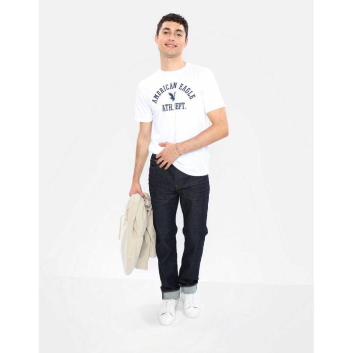 アメリカンイーグル American Eagle 【 Ae Airflex+ Original Straight Jean Men 】 メンズファッション オーダーメイド ズボン パンツ メンズ