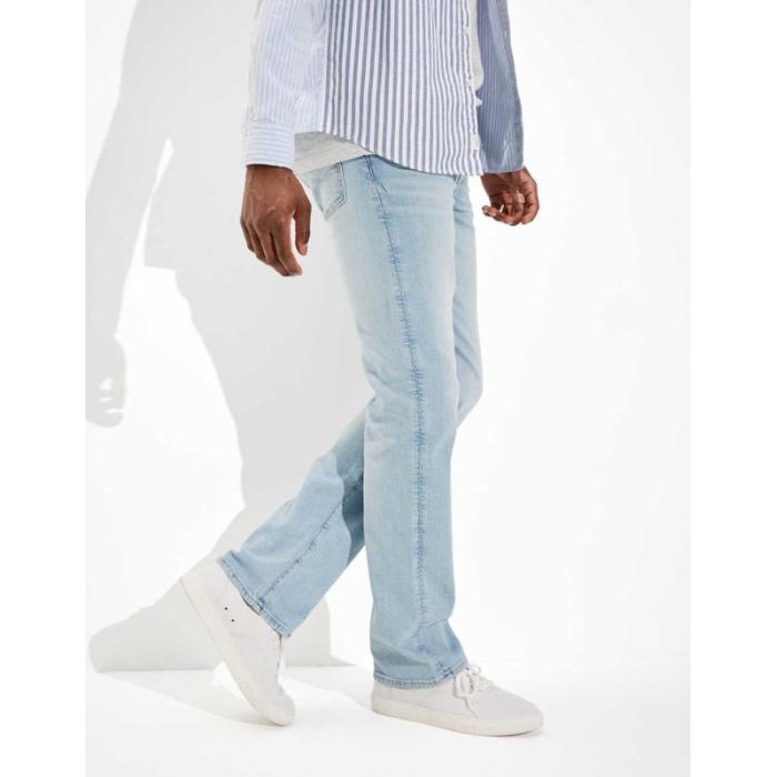 アメリカンイーグル American Eagle 【 Ae Airflex+ Relaxed Straight Jean Men 】 メンズファッション オーダーメイド ズボン パンツ メンズ