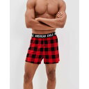 アメリカンイーグル American Eagle 【 Aeo Plaid Ultra Soft Boxer Short Men 】 ultra ウルトラ インナ...