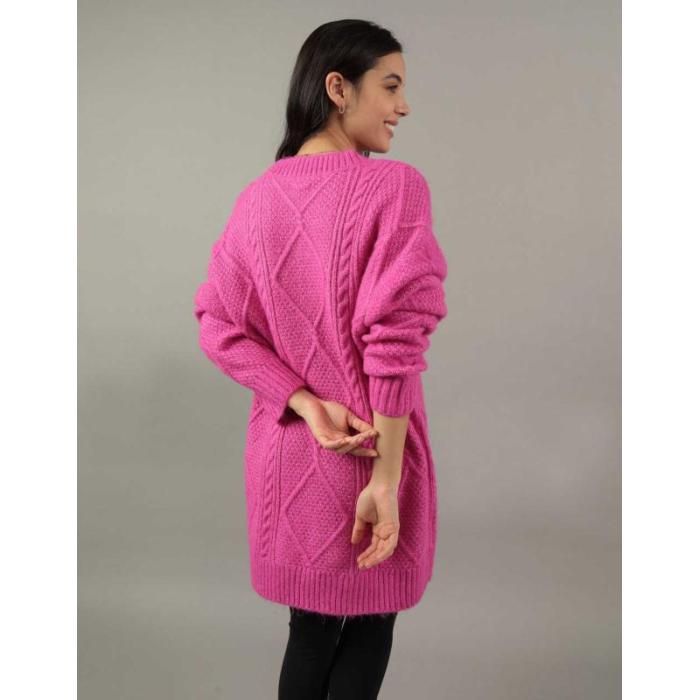 アメリカンイーグル American Eagle 【 Ae Oversized Cable Knit Sweater Dress Women 】 ニット トレーナー ドレス レディースファッション ドレス レディース