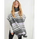 American Eagle Aerie 【 Aerie Jacquard Cape Women 】 レディースファッション その他 レディース