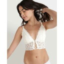 American Eagle Aerie 【 Show Off Daisy Lace Padded Plunge Bralette Women 】 Padded パッド インナー 下着 ナイトウェア レディース インナー 下着 ランジェリー ブラジャー レディース
