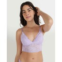 American Eagle Aerie 【 Show Off Eyelash Lace Padded Push Up Triangle Bralette Women 】 Padded パッド インナー 下着 ナイトウェア レディース インナー 下着 ランジェリー ブラジャー レディース