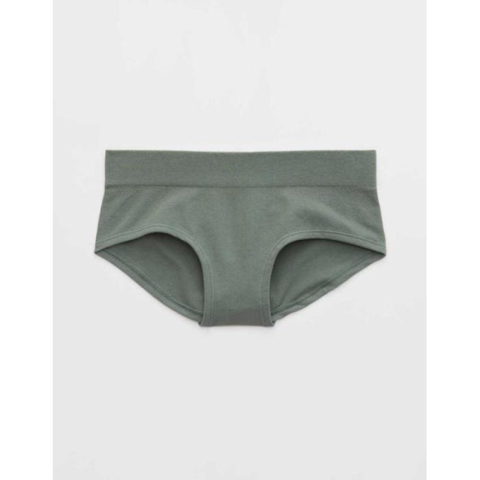 American Eagle Aerie 【 Superchill Cotton Seamless Boybrief Underwear Women 】 アンダーウェア 下..